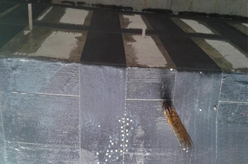 盘山楼板使用碳纤维加固